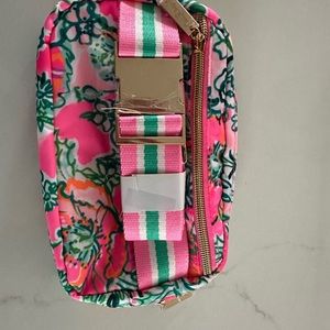 Lilly Pulitzer Belt Bag in Soleil Pink, Perfect Poppy